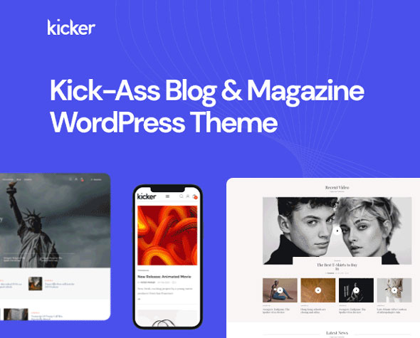 WordPress Magazin Theme Blog kicker