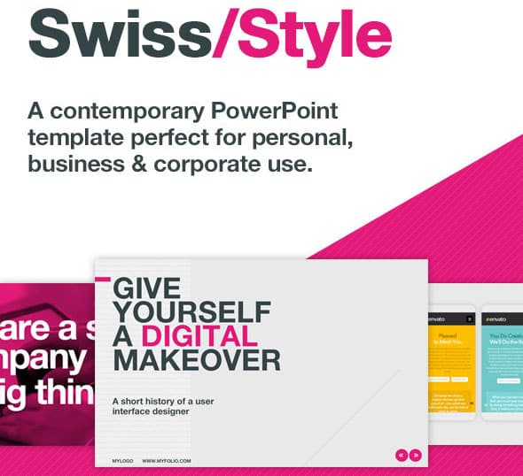 Powerpoint Templates Swiss Style